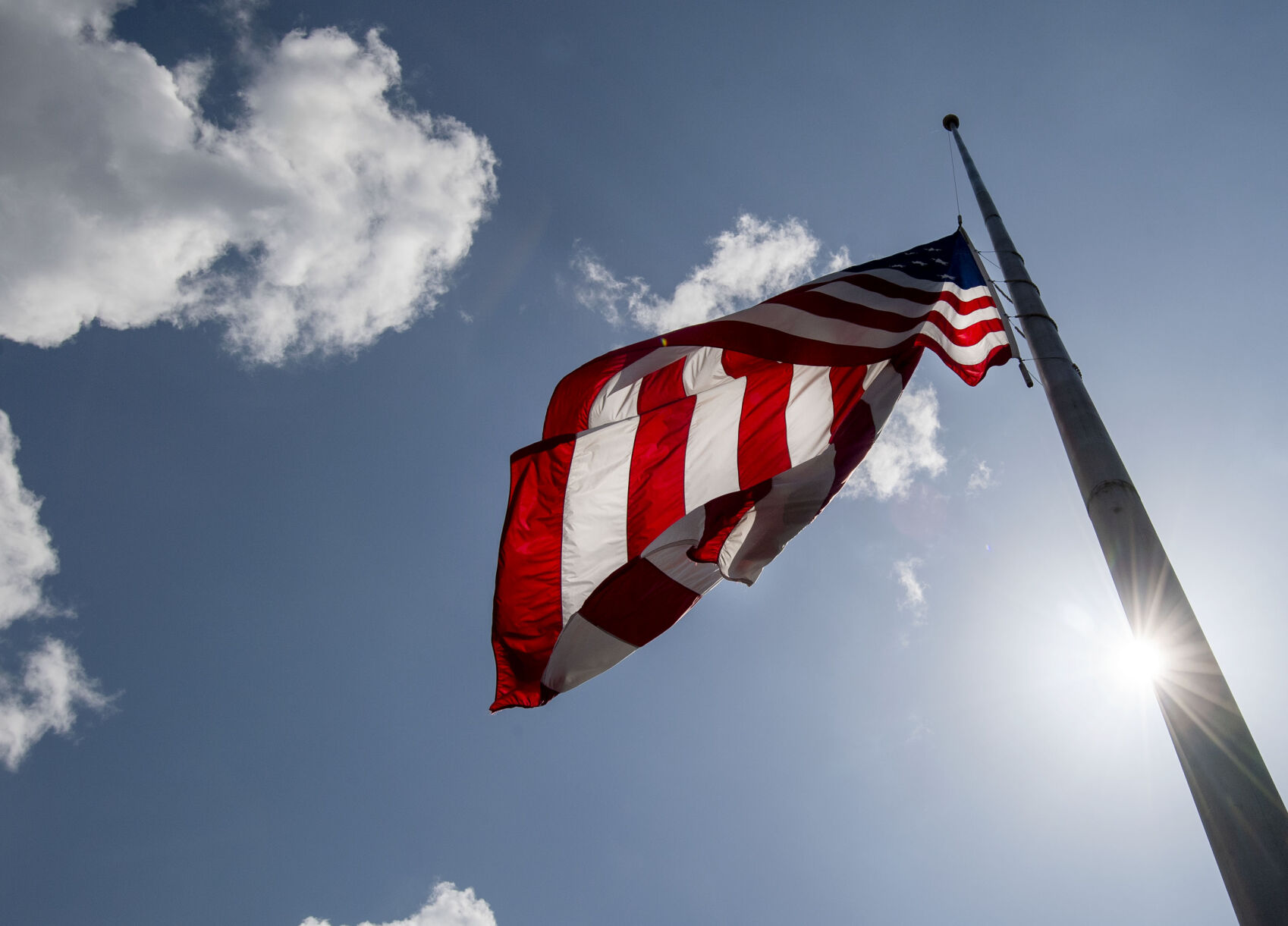 Flags fly at half-staff